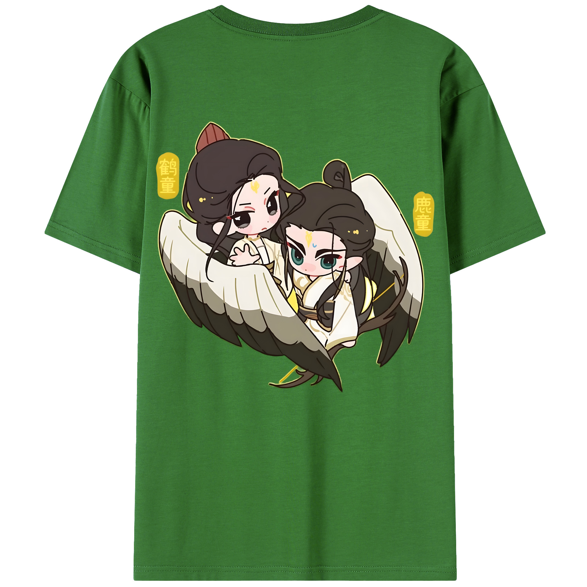 （画像用） Ne Zha 2 ナタ 魔童の大暴れ レディース半袖Tシャツ(バックプリント)